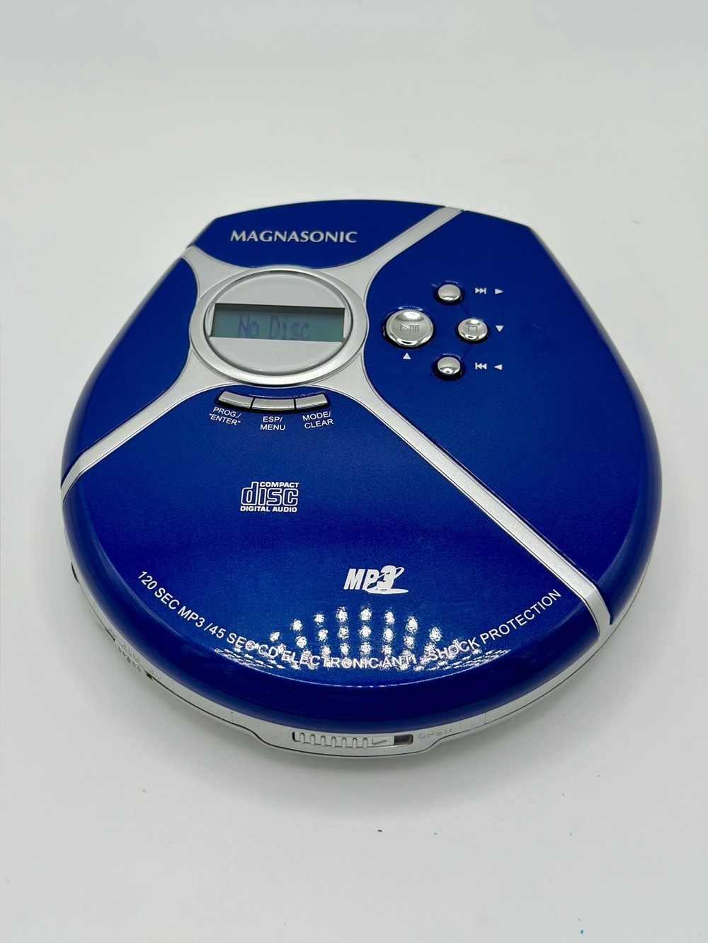 Magnasonic Portable Cd Player MCD5305 Y2K
Vintage 2005
Tested And Working